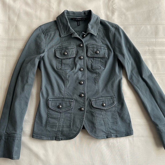 White House Black Market Slate Utility Jacket - Picture 6 of 16